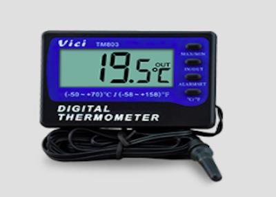 Chine Thermomètre noir d'alarme de 1.8F 1.5V D.C.A. Digital, thermomètre de congélateur avec l'alarme à vendre