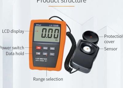 中国 携帯用LX-1334Bデジタルのルクスのメートルのルクスの試験計器のやし 販売のため