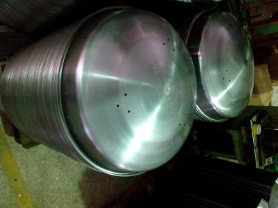 China Anti Rust SUS304 Spinning Barrel Deep Drawn Stainless Steel Parts for sale
