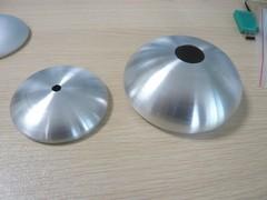 China OEM 1mm Metal Spinning Parts Aluminum Table Lamp Cover for sale