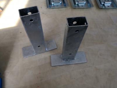 China Q235 Hot Galvanized Bracket Welding Stamping Parts for sale