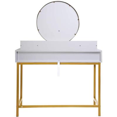 China PB Material Mirrored Dresser Table 125cm Height With NC Painting for sale