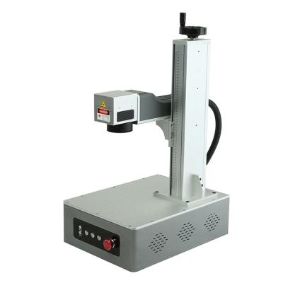 China 3D Mini Portable Fiber Laser Marking Machine For Metal for sale