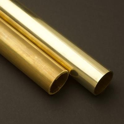 China Precision Seamless Brass Tube ASTM C22000 99.9% Pure Straight H62 Thin Walled ETP Straight Copper Tube for sale