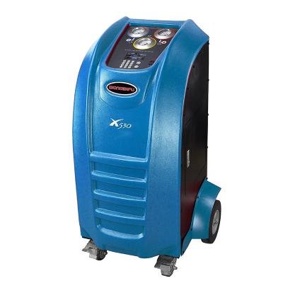China Digital Scale Car Refrigerant Recovery Machine Fully Automatic 1.8CFM Pump for sale