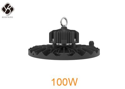China 100W IP66 UFO LED High Bay Light Flat Honeycomb Design For Good Heat Dissipation for sale