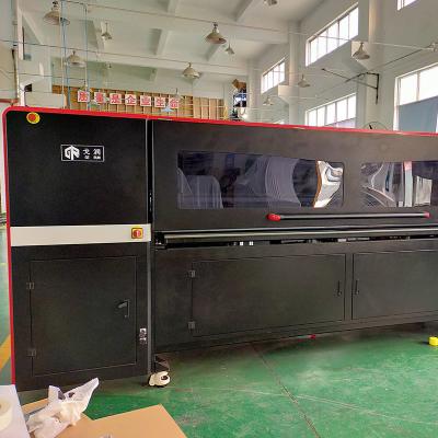 China CMYK-Farbdruck-Maschine runzelte Kasten-Digital-Druck-Maschine zu verkaufen