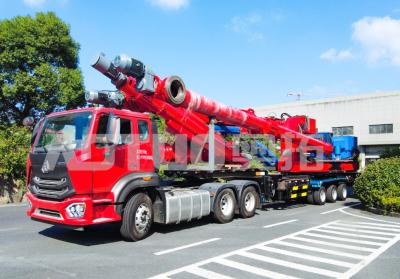 China Vehicle Mounted Screw Ship Unloader Remotely Moved On Highway Strong Mobility for sale