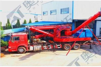 China Descarregador montado veículo do navio do parafuso sem o processo inteiro da poluição da poeira à venda