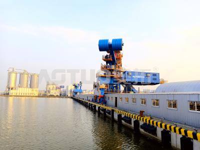 China El descargador del carbón del tornillo respetuoso del medio ambiente se aplica en 800 ~ nave de 50000 DWT en venta