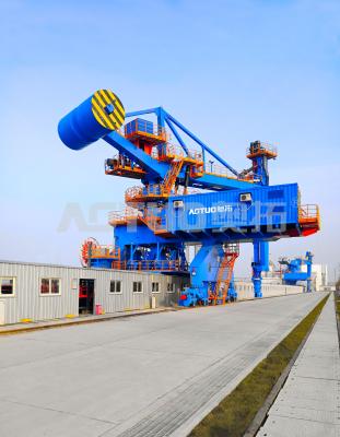 China 400~1500T/H Coal Unloader 30 Degree For Inner Swing 40 Degree Outer Swing for sale
