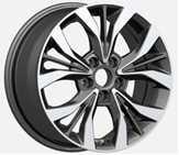 China 5 Hole 18 Inch Alloy Wheels Polishing Black Wheel For Hyundai for sale