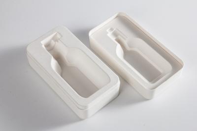 China Biodegradable Molded Pulp Box Eco Friendly Printable Custom Green Packaging for sale