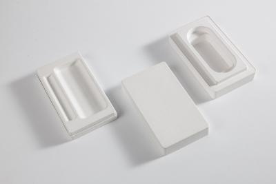 China Beschnittene geformte Papierverpackungen Nachhaltige Nasspress-Zellstoffschale 100 % plastikfrei zu verkaufen