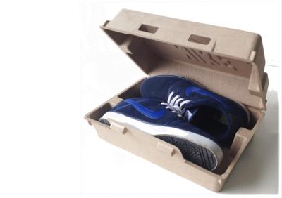 Chine Emballage thermoformé durable de 1,5 mm 100 % boîte à chaussures moulée en fibre de plastique sans plastique à vendre
