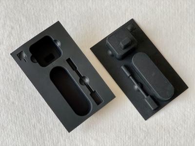 China Cubierta de empaquetado moldeada negra de la pulpa de la fibra de paredes delgadas en venta