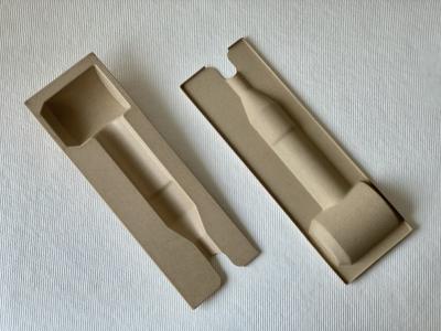 China Dustproof Custom Sustainable Packaging Smooth Pulp Moulded Products for sale