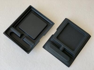 China Biodegradable Moulded Paper Packaging Smooth Moulded Pulp Trays for sale