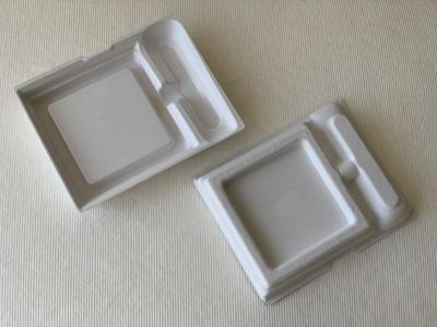 中国 100%の回復可能なバージン繊維のペーパー皿の支持できる注文のCompostable包装 販売のため