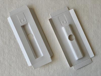 China Living Hinge Molded Fiber Packaging E Cigarette Diy Molded Pulp Eco Friendly for sale
