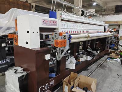 China 128-Zoll hohe Geschwindigkeits-Stickerei und steppende Maschine für Bettdecke zu verkaufen