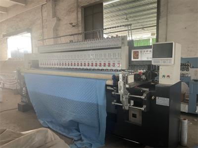 Chine 1800 surface de traitement minimale machine de broderie de couette pour tissu moyen à vendre