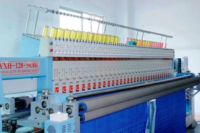 China 50 Nadeln 1000RPM Steppen und Stickmaschine für Bett-Abdeckung zu verkaufen