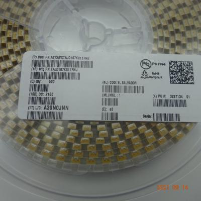 China Condensador de tantalio original 100uf SMD 16V 10% TAJD107K016RNJ en venta
