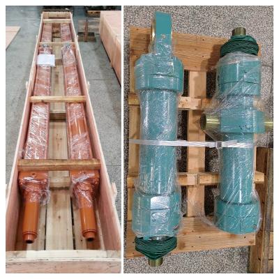 China Double Acting 3 Stage Hydraulic Cylinder 32MPa 27SiMn Cylinder Tube for sale