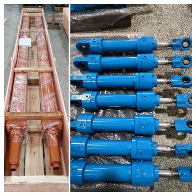 China 21 Mpa Operating Pressure Heavy Duty Hydraulic Cylinders with 27SiMn Cylinder Tube in Steel Factory for sale