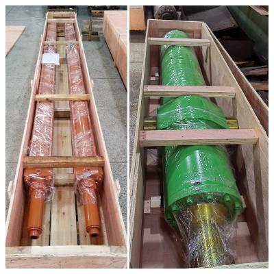 China cilindros hidráulicos pesados com comprimento de curso adaptado na escada de embarque à venda
