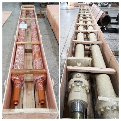 China Com diâmetro personalizado 32 Mpa Pressão de ensaio Fábrica de aço cilindros hidráulicos pesados à venda