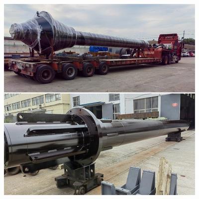 China 240mm/min Speed Casting Cylinder Laser Cladding vertical hydraulic cylinder for sale
