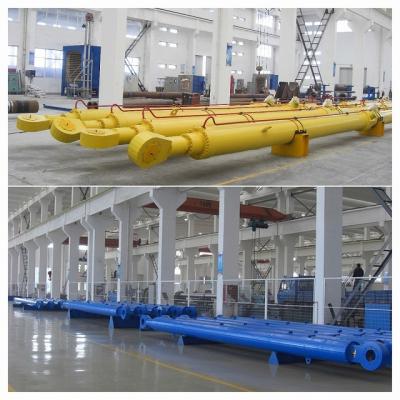 China 5400 Traço Hidroelétrico cilindro hidráulico personalizado 25MPa Pressão de operação à venda