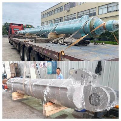 China Luffing Hydraulischer Zylinder Einzel- / Doppelwirkender Kolbenzylinder zu verkaufen