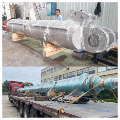 China cilindros hidráulicos de carga pesada com comprimento de curso adaptado à venda