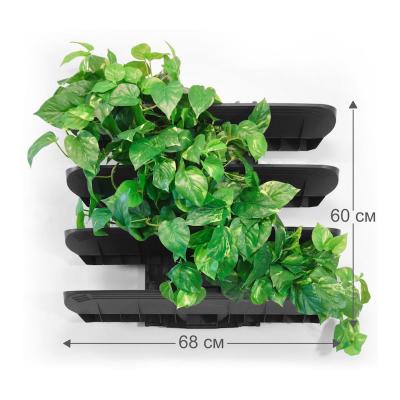 Cina New Modern Artificial Garcinia Boxwood Hedge Moss Grass Indoor Plant Panel Green Plastic Vertical Wall System Decoration in vendita