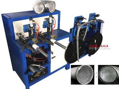 China Collar Stick Flexible Duct Making Machine 100mm 8000mm for sale