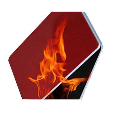 China B1 Mirror Plated Composite Aluminum Panel Fireproof Grade 2440mm X 1220mm for sale