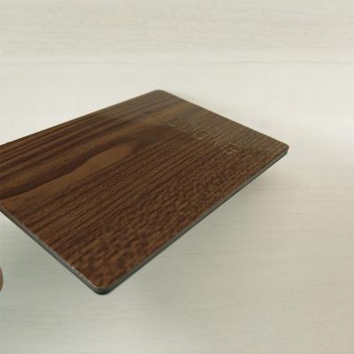 中国 Wood Grain Aluminum Composite Panel Acp/acm Indoor And Outdoor Decorative Panels 販売のため