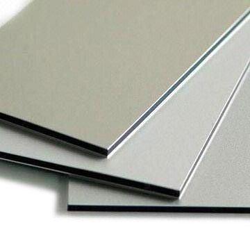 China Building Silver AA5005 1250mm*3050mm ACM Sign Panels for sale