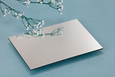 China SGS Building PVDF Coating 1220mm Mirror Aluminum Composite Panel for sale