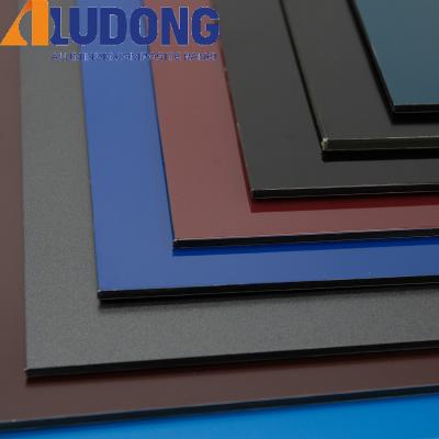 China 5mm PVDF Aluminum Composite Panel Modern Facade for sale