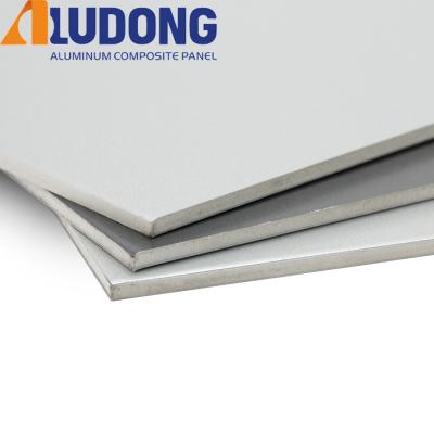 China White Core 6mm Aluminium Composite Panel PVDF Coating for sale