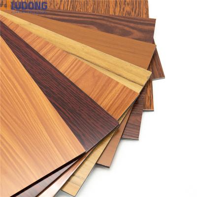 China Interior Decorative 1250mm*3050mm Wooden ACP ACM Sheet for sale