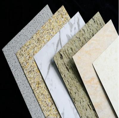 China Marble Color Acp Wall Panels Coated For Wall Cladding Decoration for sale