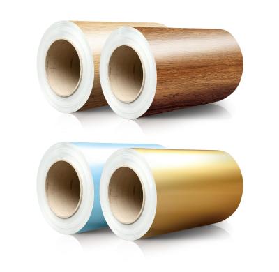 China La madera texturizó al tablero compuesto plástico de aluminio con la capa del poliéster en venta