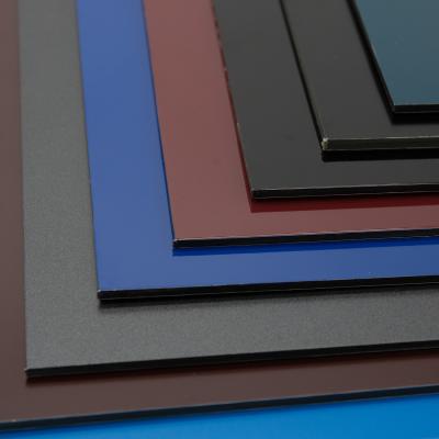 China High Strength 3mm PE PVDF Aluminum Composite Panel for sale