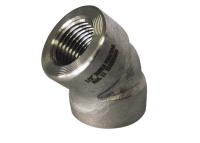 Quality Class 2000 45D 2000LB 316L Female Threaded Elbow for sale