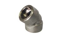 Quality Forged 45° Elbow 9000# S31254 Socket Pipe Fitting for sale